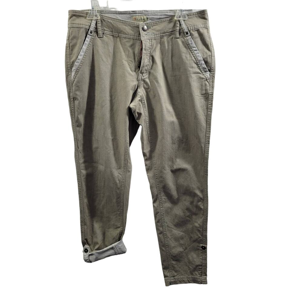 Royal Robbins Women's Tan Khaki Pants Size 12 81323-0373 - Picture 7 of 7